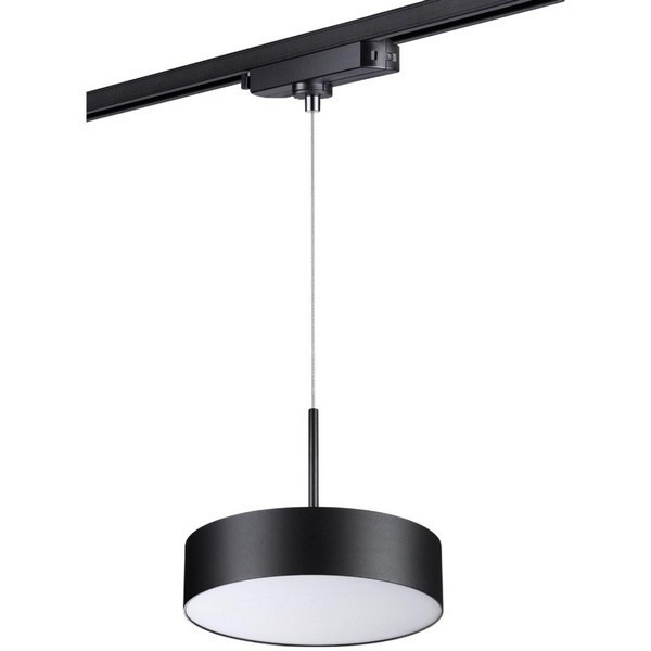 Novotech 358768 PORT NT21 064 черный Однофазный трековый светодиодный светильник, длина провода 1.2м IP20 LED 30W 4000K 2600Лм 100-265V PROMETA