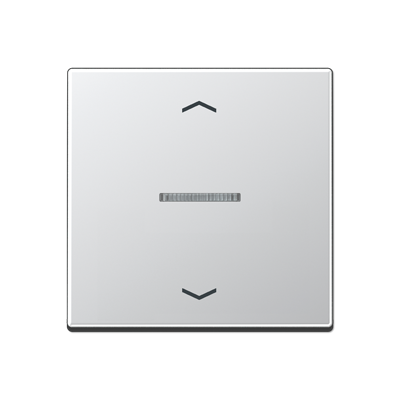 JUNG Клавиша для KNX кнопки, 1 группа, с окошком, символы стрелки дюропласт алюминий A101KO5PAL