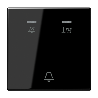 JUNG Клавиша для гостиничных кнопочных модулей 531KO5EUM24 или 531KO5EUM230, чёрный LSCUKO5MSW