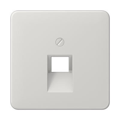 JUNG CD 500/CD plus Светло-серая Накладка 1-ой наклонной ТЛФ/комп розетки CD569-1UALG