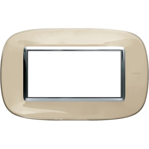 Купить BT Axolute Бежевая карамель Рамка 4 мод эллипс HB4804DA