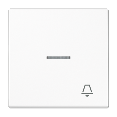 JUNG Клавиша для выключателя с символом «Звонок», белый LS990KO5KWW