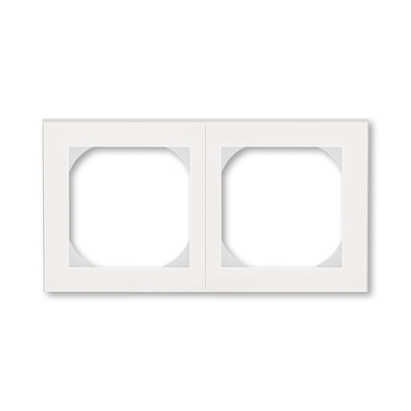 ABB EPJ Levit жемчуг / ледяной Рамка 2 пост, 55х55 (для механизмов BJE) 2CHH015520A4068