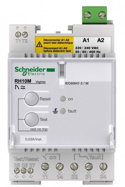 SE Vigirex Реле RH10M 220/240 В 50/60/400 Гц 0.3 A мГн 56135