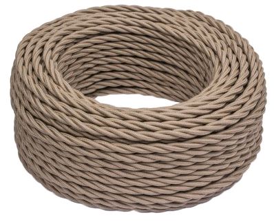 BIRONI Капучино матовый Витой провод 3*2,5 10м B1-435-716-10