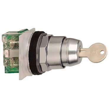 Купить SE Переключатель с ключом, черный, 30 мм, 2 позиции 9001KS11K3H13