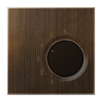 JUNG комнатный термостат, латунь Antik TRME236AT