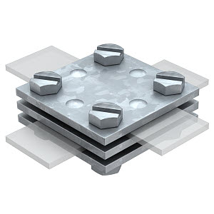 Купить OBO Bettermann Соединитель полосы крестовой 5314615