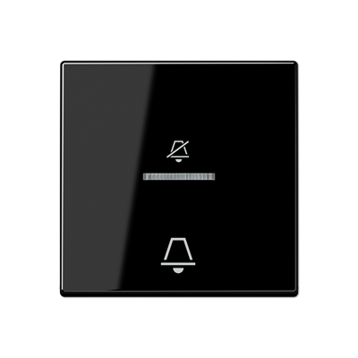JUNG Клавиша на гостиничный выключатель, корридорный модуль, чёрный ACUKO5DSW