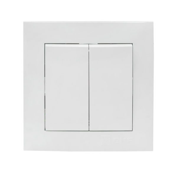 EKF PROxima Валенсия выключатель 2-кл. 10А белый