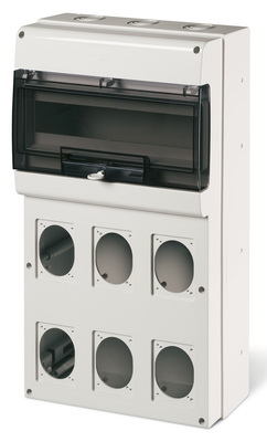 DKC Корпус на 16 модулей и 6 постов с основанием 70х87 мм. Тип M550