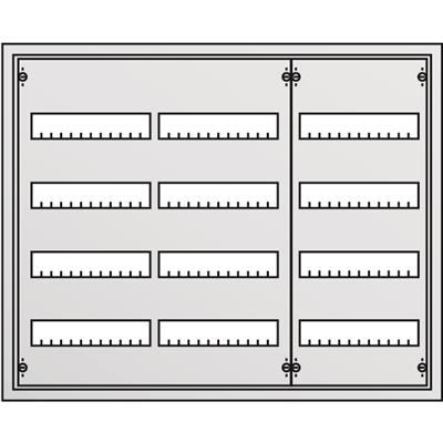 Купить ABB Шкаф распределительный в нишу 144 мод. 684х810х120 U43