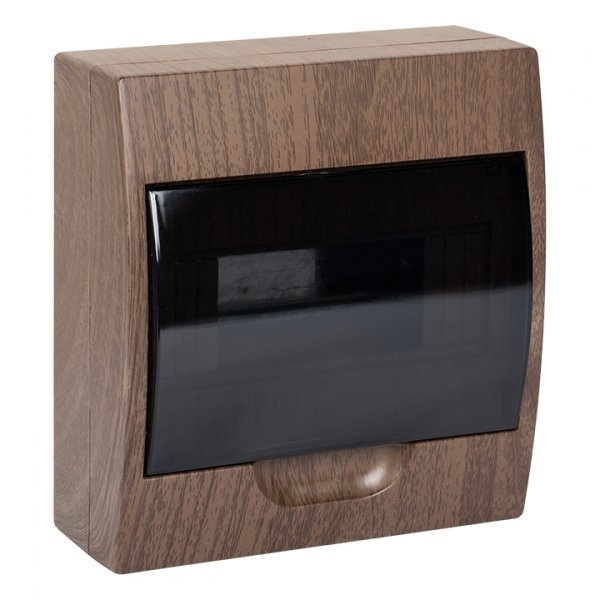 EKF PROxima Щит распределительный навесной ЩРН-П- 8 темное дерево IP41