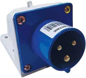 Купить TDM Вилка 513 стационарная 2Р+РЕ 16А 220В IP44 SQ0605-0011