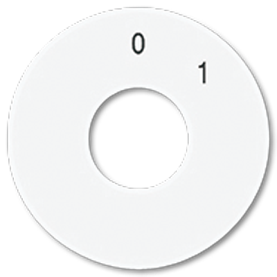 JUNG диск со шкалой, белый SKS1101-20WW