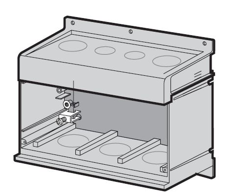 ABB CEWE Секция верх/низ, 1 ряд, отверстия метрич 2CMA191077R1000