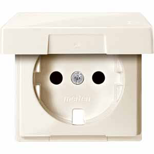 Купить SE Merten SM Беж Центральная плата с крышкой для механизма розетки Schuko (MTN2340-0344)