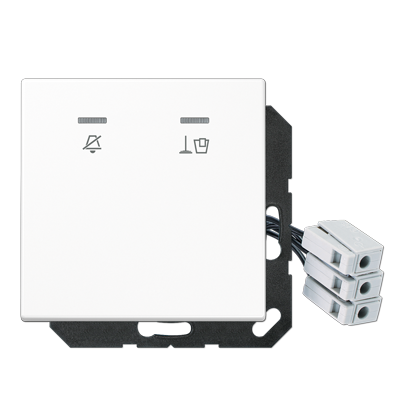 JUNG Накладка для внешнего DND-модуля с LED-лампами, 230 В, белый LSCUKO5M230WW