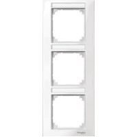 Купить SE Merten SM M-Plan Полярно-Бел Рамка 3-ая с полем для надписи вертикальная (MTN513319)
