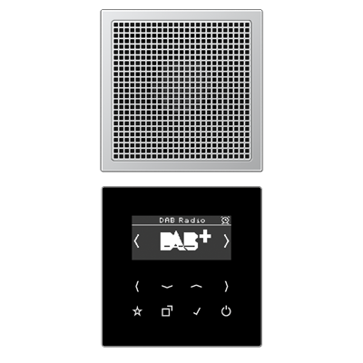 JUNG Цифровое радио DAB, алюминий DABAL1