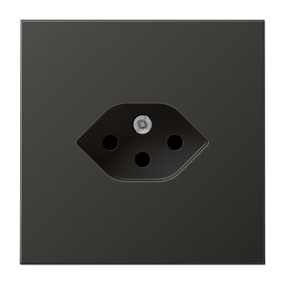 JUNG Швейцарская розетка, антрацит AL1520-13SEVAN
