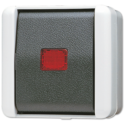 JUNG Выключатель контрольный для накладного монтажа универсальный IP44 806KOW