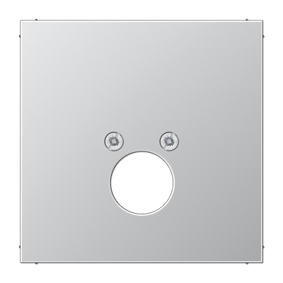 JUNG Алюминий Крышка для одного гнезда подключенияградусаомкоговорителя AL2962-1