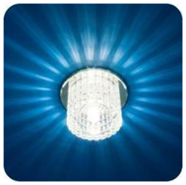 Italmac Bohemia 220 14 70 Светильник декоративный из огранненого стекла, G9, прозрачный