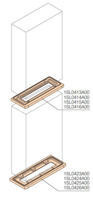ABB Gemini Комплект для соединения по верт шкафов Gemini (Размер2-3) 1SL0413A00