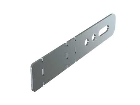 DKC Держатель двускатной крышки, цинк-ламельный (аналог горячеоцинкованный)