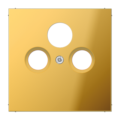 JUNG LS 990 Блеск золота Накладка TV-FM-SAT розетки GO2990SAT