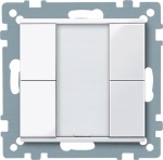 Купить SE Merten KNX\EIB SM Актив Бел Сенсор 2-кнопочный Plus MTN617225