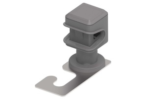 OSTEC Держатель скоба на кровлю, пластик