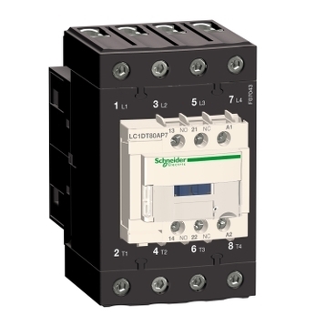 Купить SE Contactors D Контактор 4Р Everlink AC1 415В 80A катушка управления 24В DC LC1DT80ABD