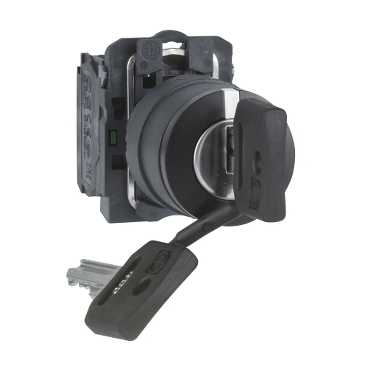 Купить SE XB5 Переключатель 22мм 3 позиции с ключем XB5AG33