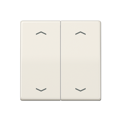 JUNG Клавиша для KNX кнопки, 2 группы с символами "стрелки" дюропласт слоновая кость AS102P