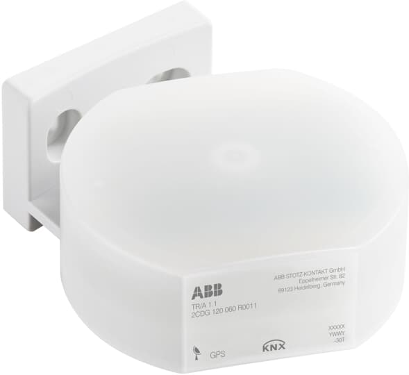 ABB TR/A1.1 GPS KNX приёмник времени и даты, датчик температуры и освещённости 2CDG120060R0011