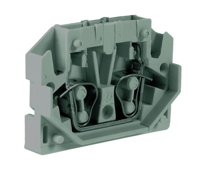 DKC HP.2(Ex)i, мини зажим, проходной 2,5 кв.мм синий