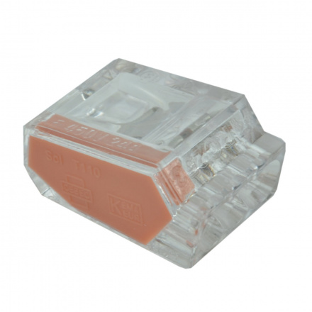 Kopos Клеммник соединительный TYP016 (XX) 3-х проводной, 1,0-2,5мм2, 24А, 450 В TYP016_XX