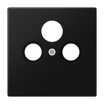 JUNG LS 990 Черный матовый Kрышка для TV-SAT-FM розеток LS990SATSWM