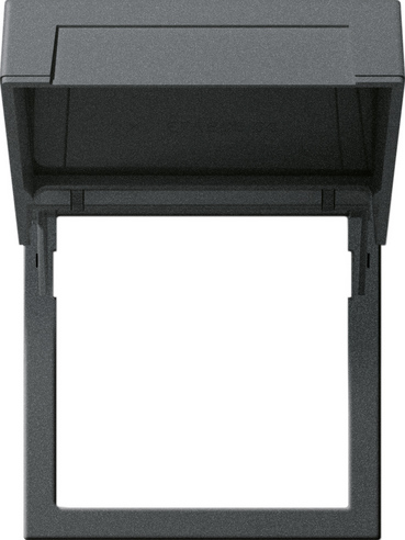 Gira System 55 Антрацит Рамка монтажная с крышкой 265828