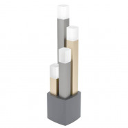 Eglo 39907 Настольная лампа ESTANTERIOS, LED 4x3,7W, 1440lm, H425, основание: B100, T90, алюминий, сталь, черный, коричневый, золотой/пластик