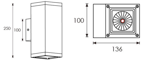 Купить СТ TETRA LED 2x13 D30 3000K светильник