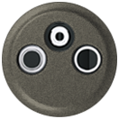 Купить Legrand Celiane2 Графит Накладка роз.TV-FM-SAT 067985