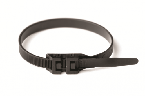 DKC Хомут P12 гибкий, черный, 9х265