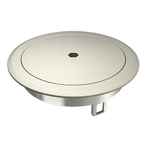 Купить OBO Bettermann Лючок GES R2B пылевлагостойкий IP66, IK10, 40х140 мм (никелированный) с ключом 7408870