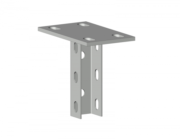 EKF PROxima Кронштейн потолочный одинарный 115мм HDZ (2.5мм)