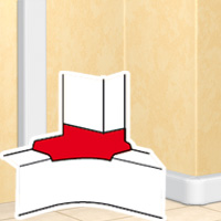 Купить Legrand DLP Отвод угловой внутренний к профилю DLP 35x80/105, 50x80/105 010765