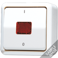 JUNG Выключатель контрольный 10 AX 250 V ~ для накладного монтажа, слоновая кость 602KOA