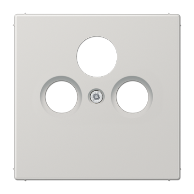 JUNG LS 990 Светло-серая Накладка TV-SAT-FM розетки LS990SATLG